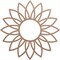 Ekena Millwork Daisy Wood Fretwork Pierced Ceiling Medallion, Wood (Paint Grade), 28"OD x 9 3/4"ID x 3/8"T CMWP28X28X0375DAMF - alternate 1